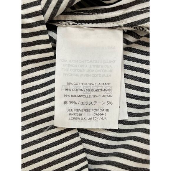 J. Crew women’s sleeveless striped blouse navy white size 00 - Picture 5 of 6